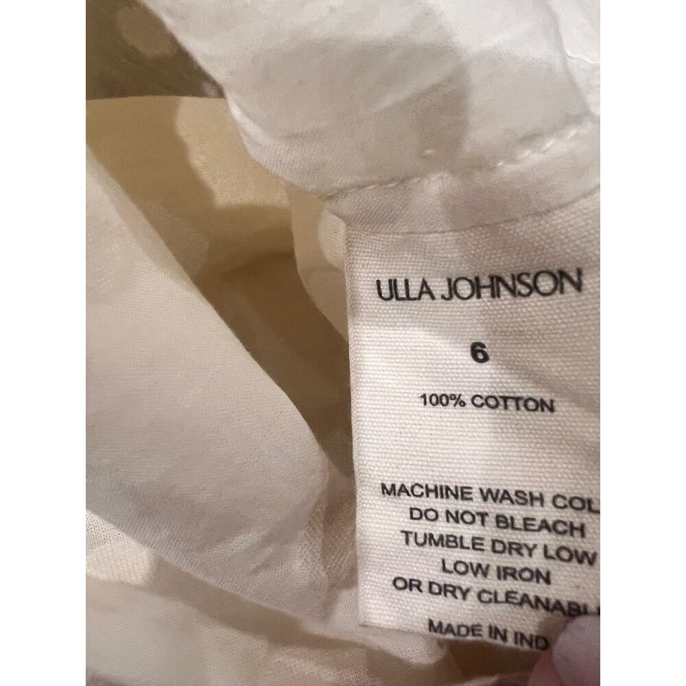 Ulla Johnson Ada Clip Dot Cotton Top shirt blouse size 6 NWOT - Picture 6 of 8